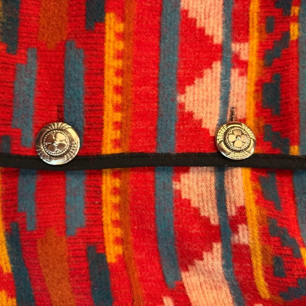 Vintage 1980s Western Aztec Wool Jacket - Picture 5 of 5